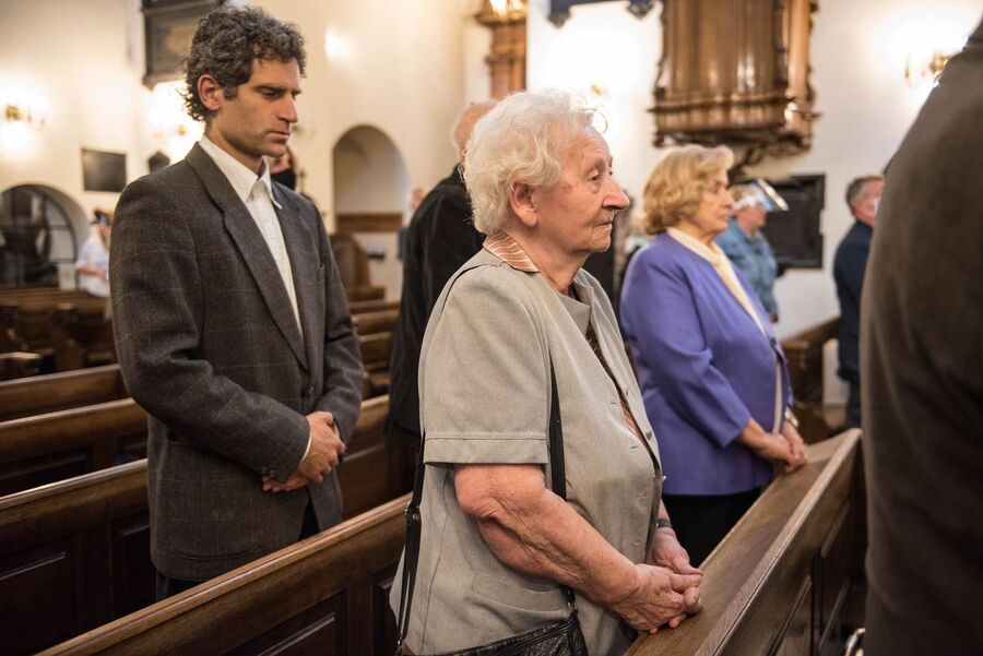 Odsłonięcie tablicy poświęconej działaczom Zrzeszenia „Wolność i Niezawisłość”. Kraków 2 września 2020. Fot. Agnieszka Masłowska IPN