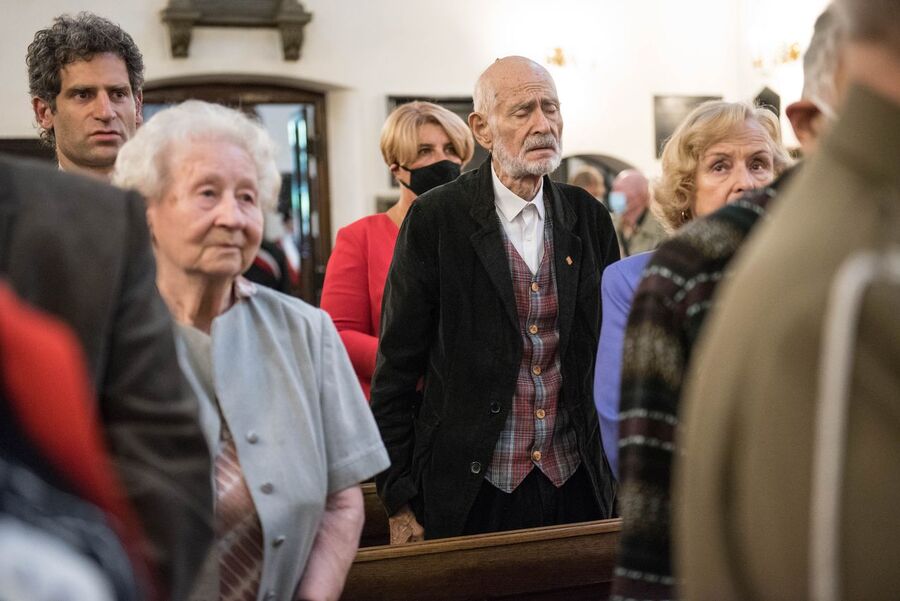 Odsłonięcie tablicy poświęconej działaczom Zrzeszenia „Wolność i Niezawisłość”. Kraków 2 września 2020. Fot. Agnieszka Masłowska IPN