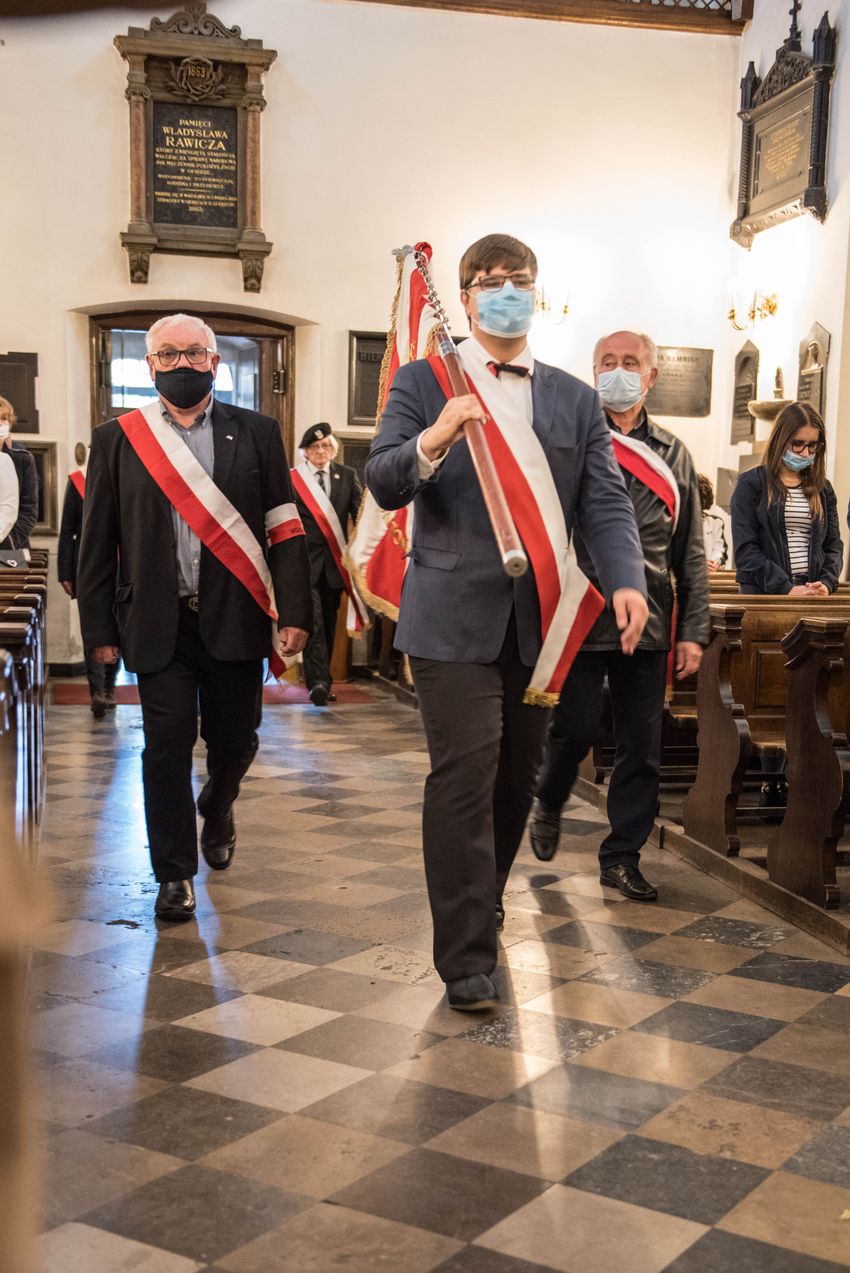 Odsłonięcie tablicy poświęconej działaczom Zrzeszenia „Wolność i Niezawisłość”. Kraków 2 września 2020. Fot. Agnieszka Masłowska IPN