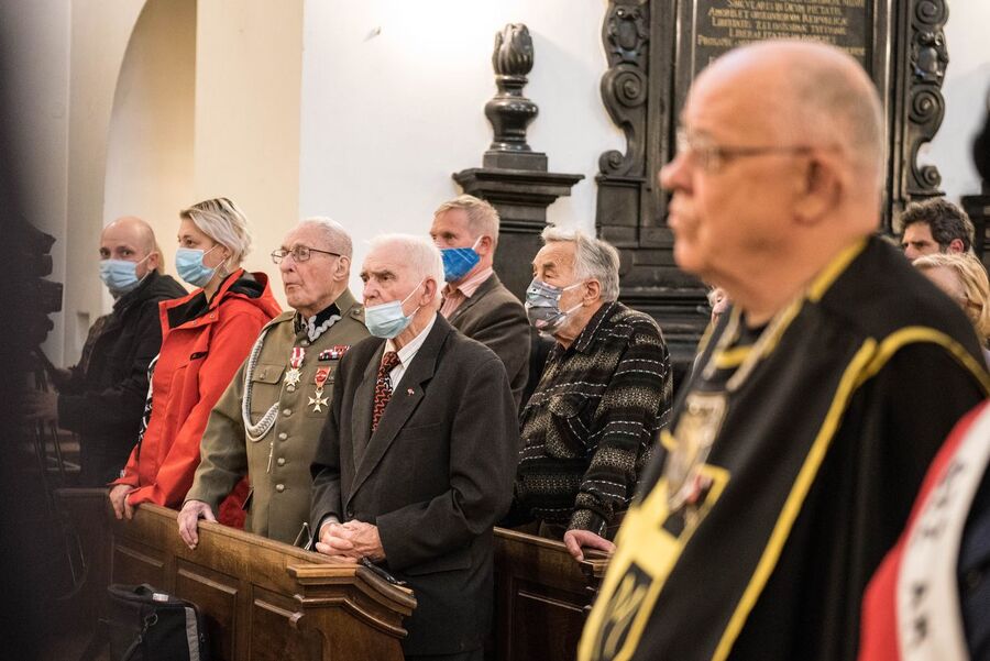 Odsłonięcie tablicy poświęconej działaczom Zrzeszenia „Wolność i Niezawisłość”. Kraków 2 września 2020. Fot. Agnieszka Masłowska IPN