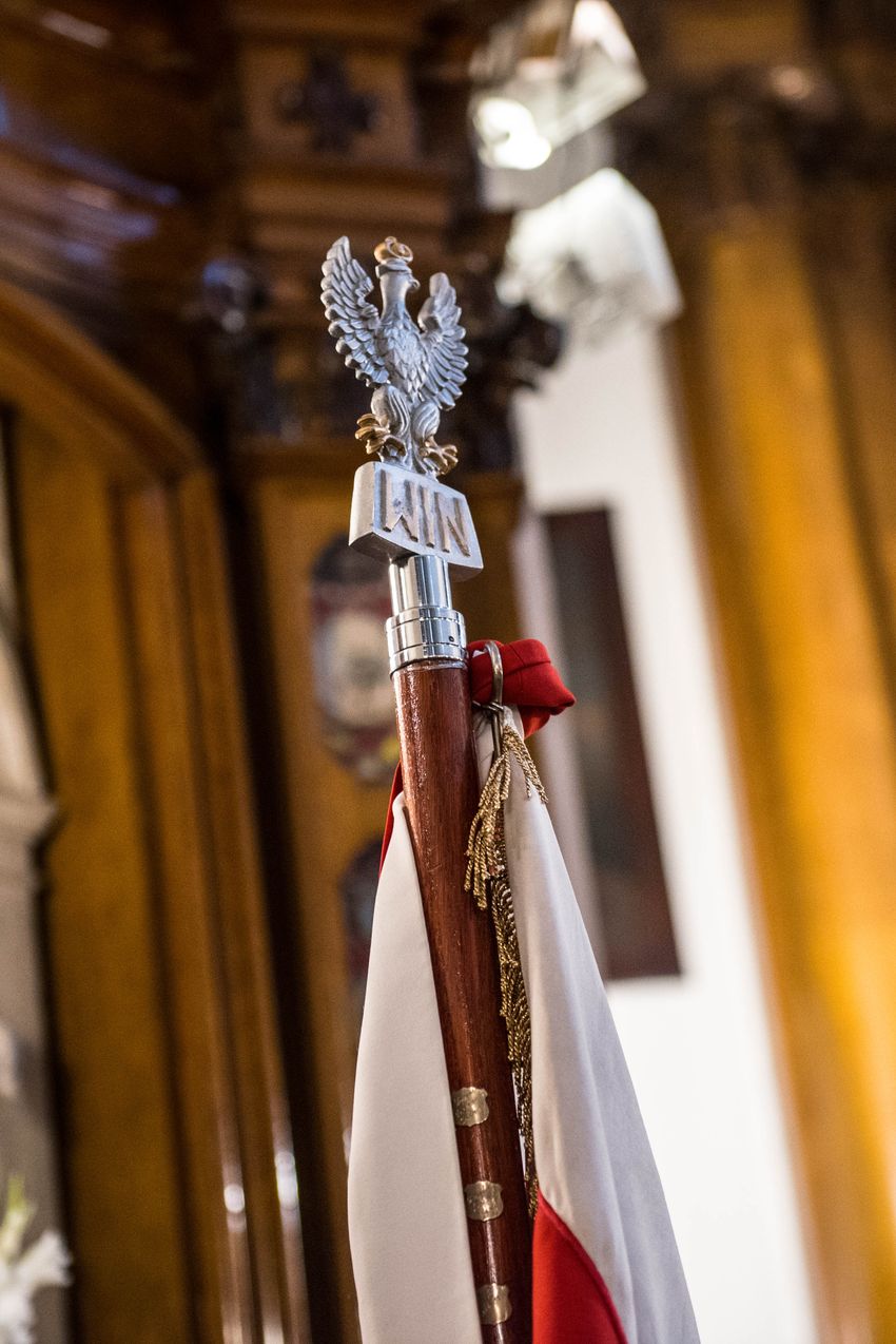 Odsłonięcie tablicy poświęconej działaczom Zrzeszenia „Wolność i Niezawisłość”. Kraków 2 września 2020. Fot. Agnieszka Masłowska IPN