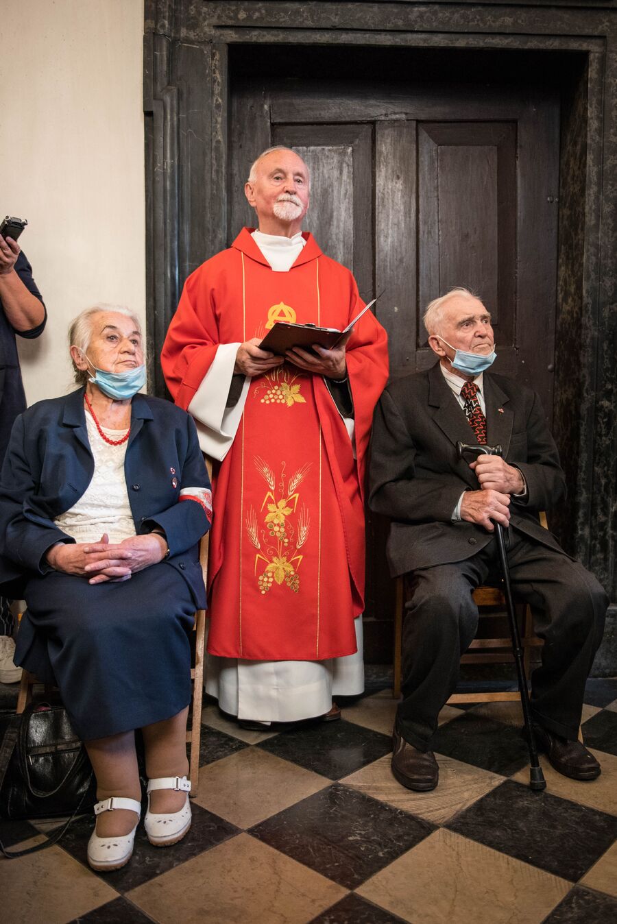 Odsłonięcie tablicy poświęconej działaczom Zrzeszenia „Wolność i Niezawisłość”. Kraków 2 września 2020. Fot. Agnieszka Masłowska IPN