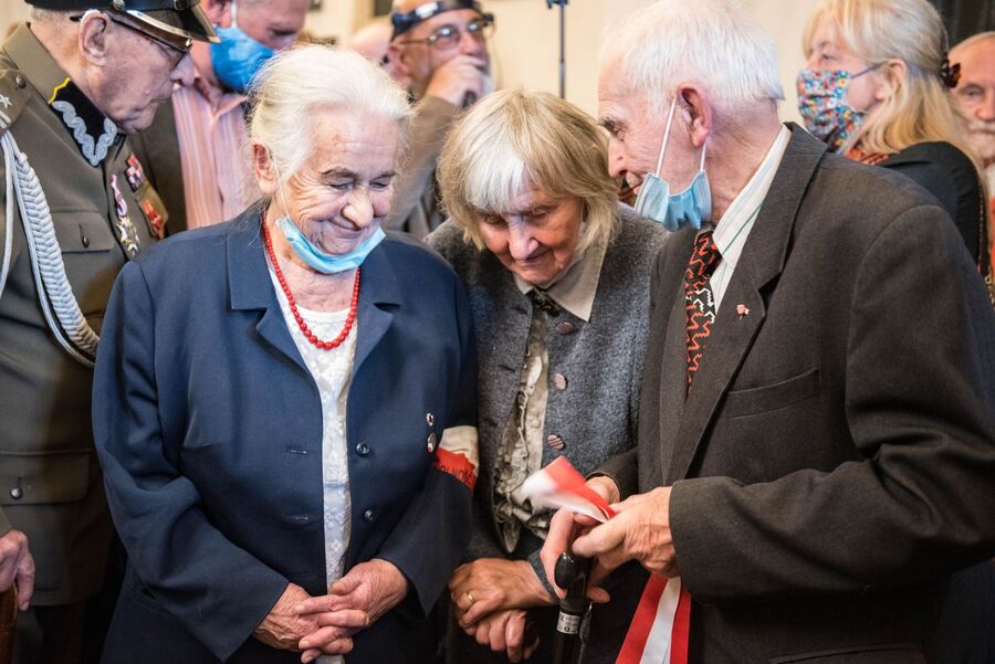Odsłonięcie tablicy poświęconej działaczom Zrzeszenia „Wolność i Niezawisłość”. Kraków 2 września 2020. Fot. Agnieszka Masłowska IPN