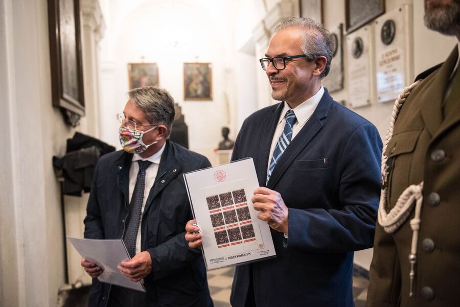 Odsłonięcie tablicy poświęconej działaczom Zrzeszenia „Wolność i Niezawisłość”. Kraków 2 września 2020. Fot. Agnieszka Masłowska IPN