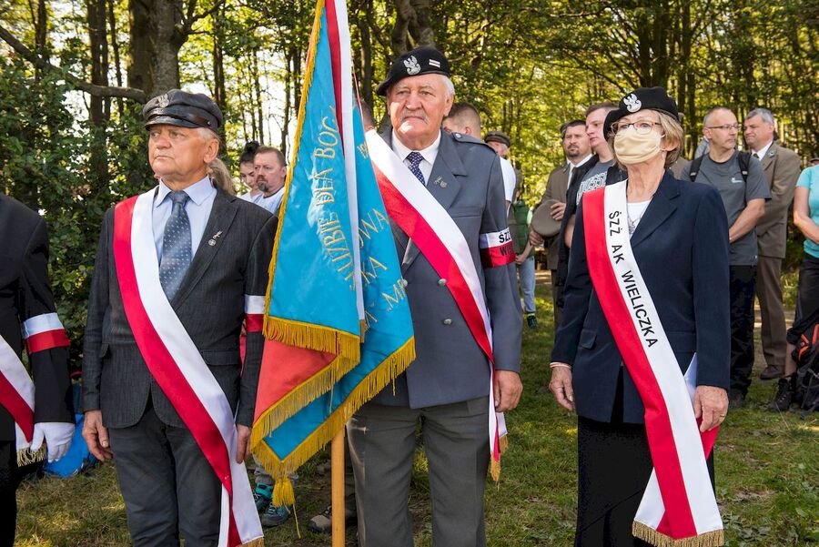 5.09.2020 na Hali Łabowskiej oddano hołd ks. Gurgaczowi i żołnierzom PPAN. Fot. Agnieszka Masłowska (IPN)