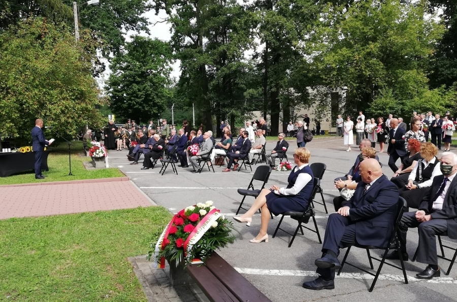 5.09.2020, uroczystości upamiętniające wybuch II wojny światowej w Brzesku. Fot. Jakub Ryba (IPN)