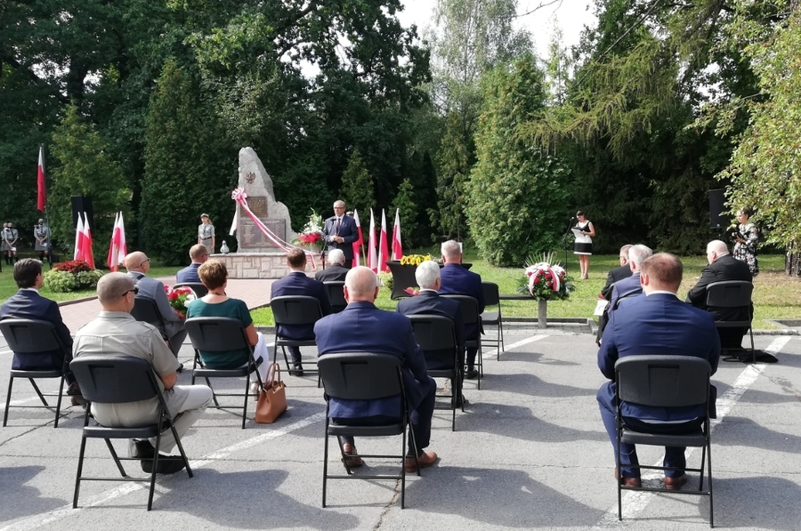 5.09.2020, uroczystości upamiętniające wybuch II wojny światowej w Brzesku. Fot. Jakub Ryba (IPN)