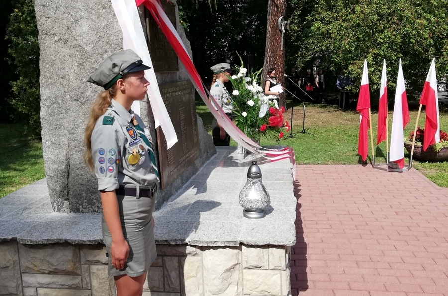 5.09.2020, uroczystości upamiętniające wybuch II wojny światowej w Brzesku. Fot. Jakub Ryba (IPN)