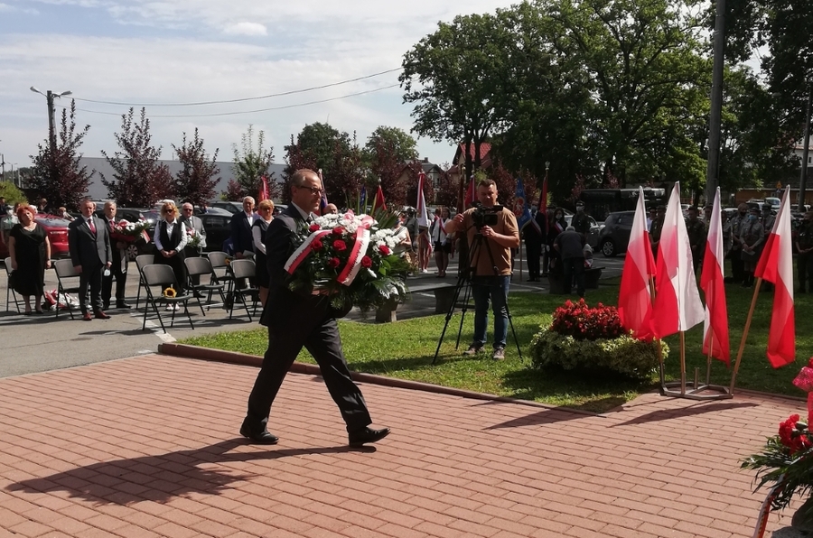 5.09.2020, uroczystości upamiętniające wybuch II wojny światowej w Brzesku. Fot. Jakub Ryba (IPN)