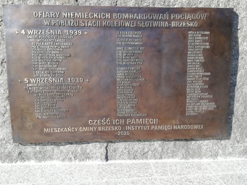 5.09.2020, uroczystości upamiętniające wybuch II wojny światowej w Brzesku. Fot. Jakub Ryba (IPN)