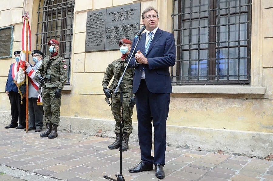 10.09.2020, uroczystość upamiętniająca działaczy WiN i PSL skazanych w procesie krakowskim. Fot. Janusz Ślęzak (IPN)