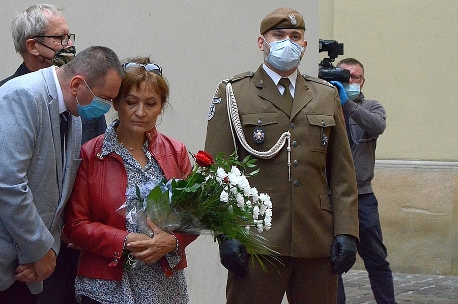 10.09.2020, uroczystość upamiętniająca działaczy WiN i PSL skazanych w procesie krakowskim. Fot. Janusz Ślęzak (IPN)