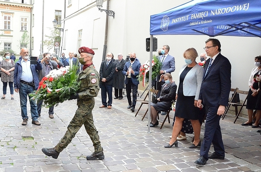 10.09.2020, uroczystość upamiętniająca działaczy WiN i PSL skazanych w procesie krakowskim. Fot. Janusz Ślęzak (IPN)