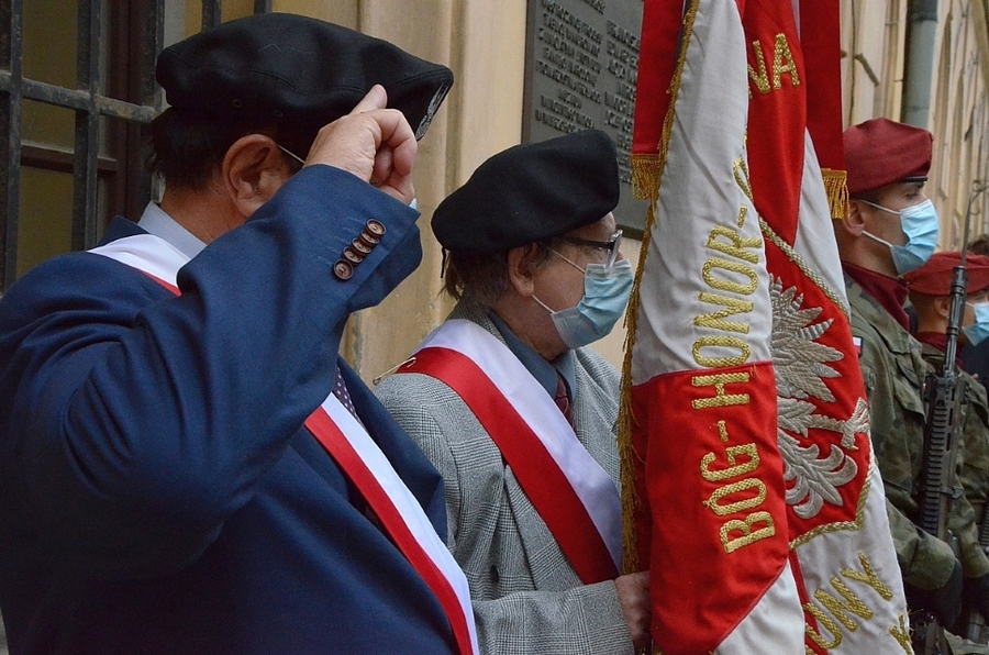 10.09.2020, uroczystość upamiętniająca działaczy WiN i PSL skazanych w procesie krakowskim. Fot. Janusz Ślęzak (IPN)