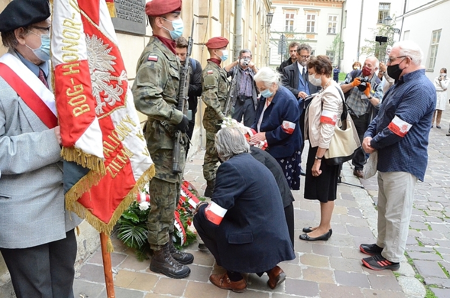 10.09.2020, uroczystość upamiętniająca działaczy WiN i PSL skazanych w procesie krakowskim. Fot. Janusz Ślęzak (IPN)