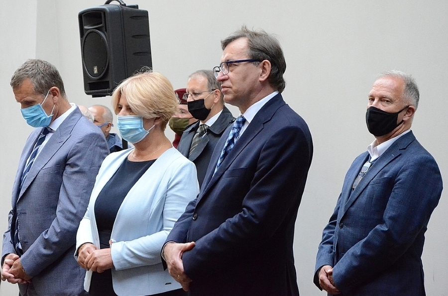 10.09.2020, uroczystość upamiętniająca działaczy WiN i PSL skazanych w procesie krakowskim. Fot. Janusz Ślęzak (IPN)