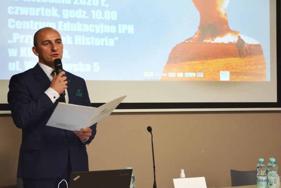 10.09.2020, kielecka konferencja naukowa „Wieś polska podczas II wojny światowej. Straty osobowe”. Fot. Katarzyna Pronobis (IPN)