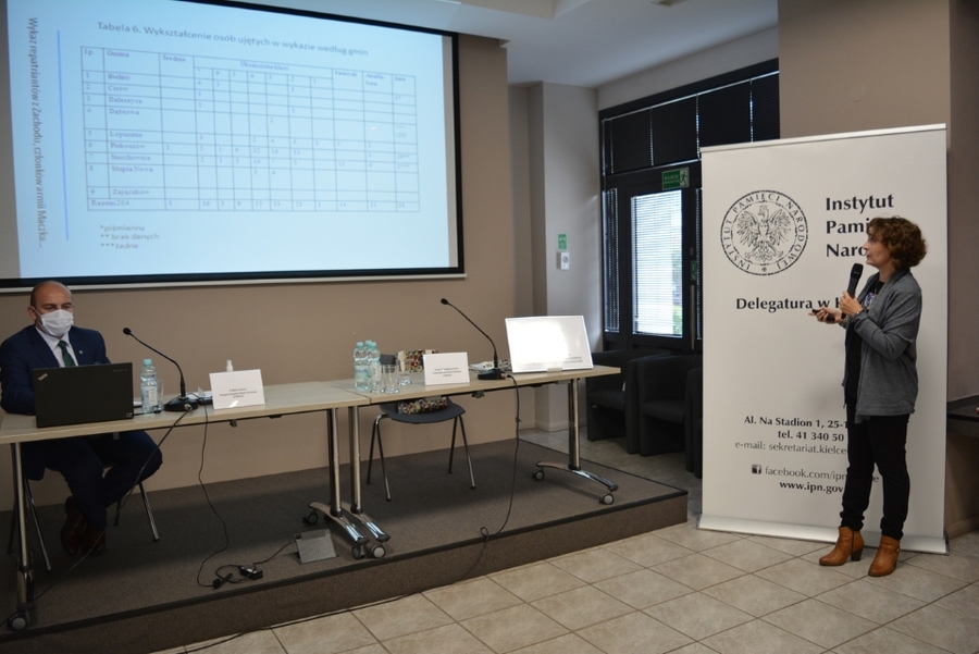 10.09.2020, kielecka konferencja naukowa „Wieś polska podczas II wojny światowej. Straty osobowe”. Fot. Katarzyna Pronobis (IPN)