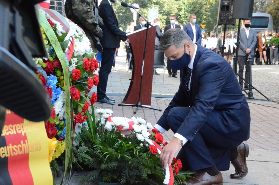 11.09.2020, uroczystości na ul. Pomorskiej w Krakowie. Fot. Janusz Ślęzak (IPN)