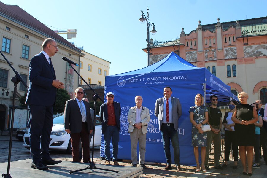12.09.2020, pl. Szczepański. Fascynująca sobota z IPN w Krakowie. Fot. Janusz Ślęzak (IPN)