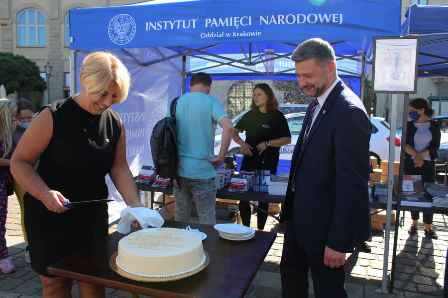 12.09.2020, pl. Szczepański. Fascynująca sobota z IPN w Krakowie. Fot. Janusz Ślęzak (IPN)
