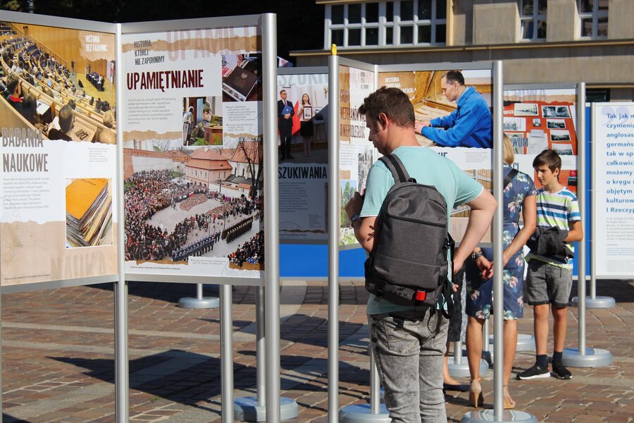 12.09.2020, pl. Szczepański. Fascynująca sobota z IPN w Krakowie. Fot. Janusz Ślęzak (IPN)
