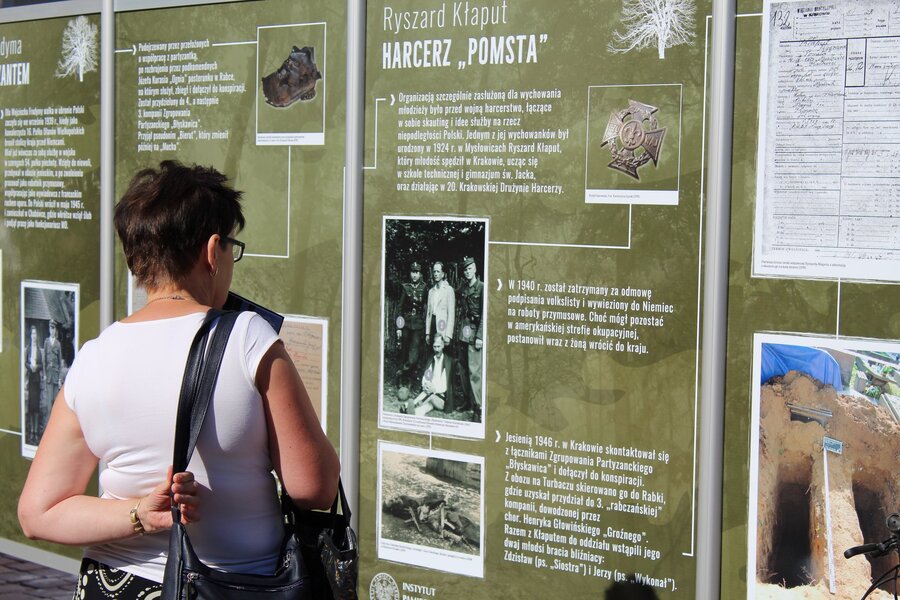 12.09.2020, pl. Szczepański. Fascynująca sobota z IPN w Krakowie. Fot. Janusz Ślęzak (IPN)