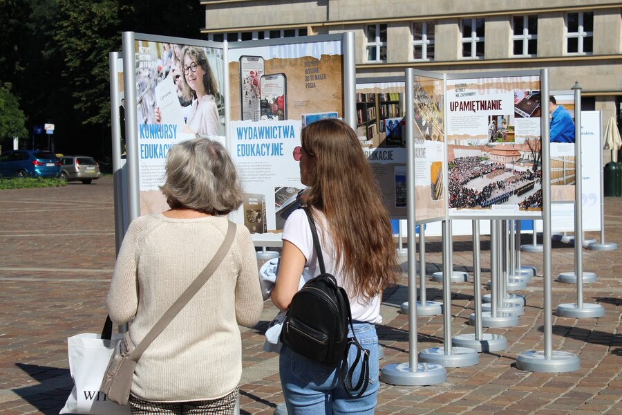 12.09.2020, pl. Szczepański. Fascynująca sobota z IPN w Krakowie. Fot. Janusz Ślęzak (IPN)
