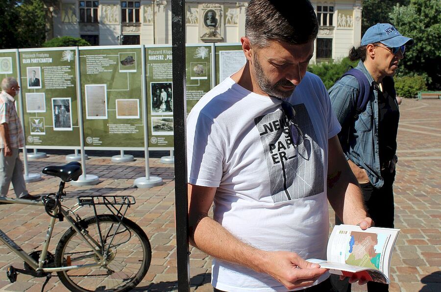 12.09.2020, pl. Szczepański. Fascynująca sobota z IPN w Krakowie. Fot. Janusz Ślęzak (IPN)