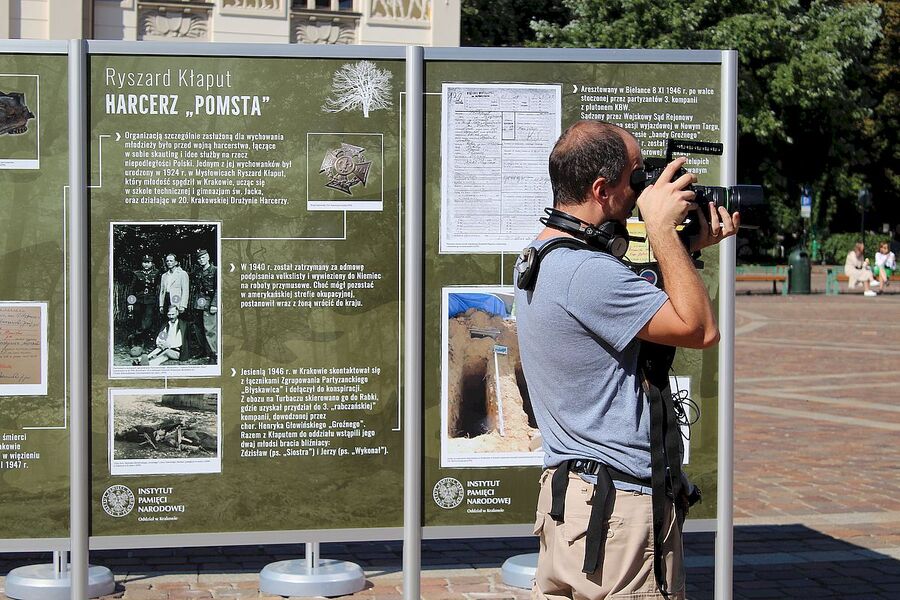 12.09.2020, pl. Szczepański. Fascynująca sobota z IPN w Krakowie. Fot. Janusz Ślęzak (IPN)