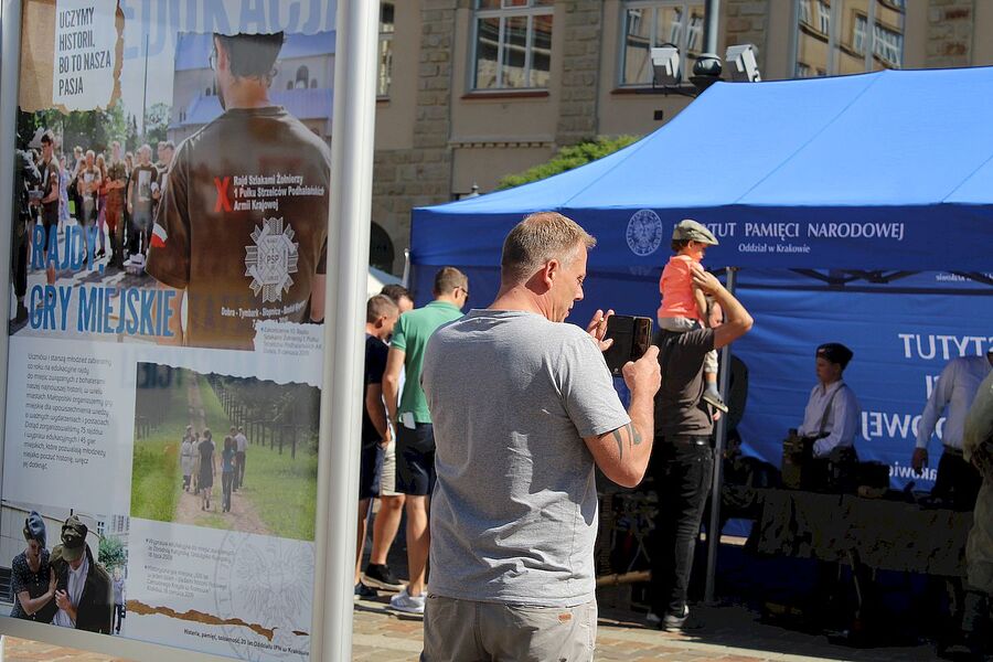 12.09.2020, pl. Szczepański. Fascynująca sobota z IPN w Krakowie. Fot. Janusz Ślęzak (IPN)