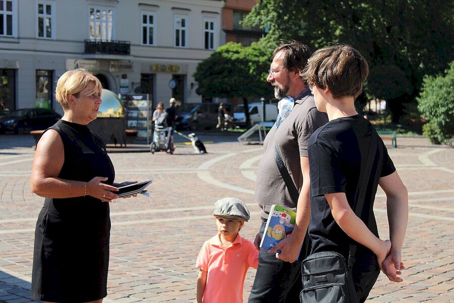12.09.2020, pl. Szczepański. Fascynująca sobota z IPN w Krakowie. Fot. Janusz Ślęzak (IPN)