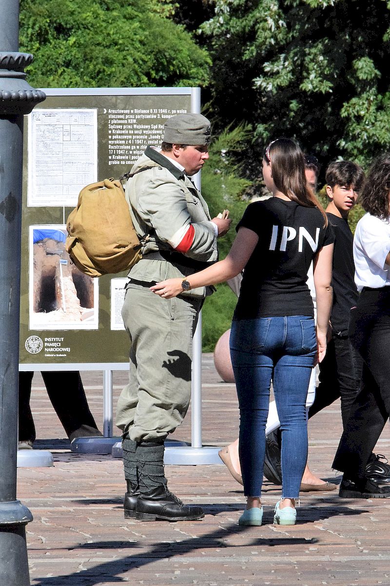12.09.2020, pl. Szczepański. Fascynująca sobota z IPN w Krakowie. Fot. Filip Musiał (IPN)