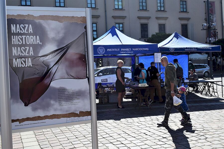 12.09.2020, pl. Szczepański. Fascynująca sobota z IPN w Krakowie. Fot. Filip Musiał (IPN)