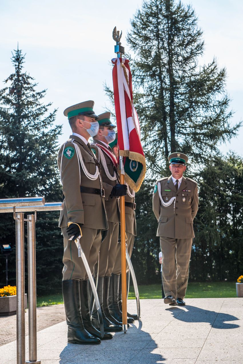 Odsłonięcie tablicy pamięci ofiar zbrodni katyńskiej – Skomielna Biała, 13 września 2020. Fot. Agnieszka Masłowska IPN