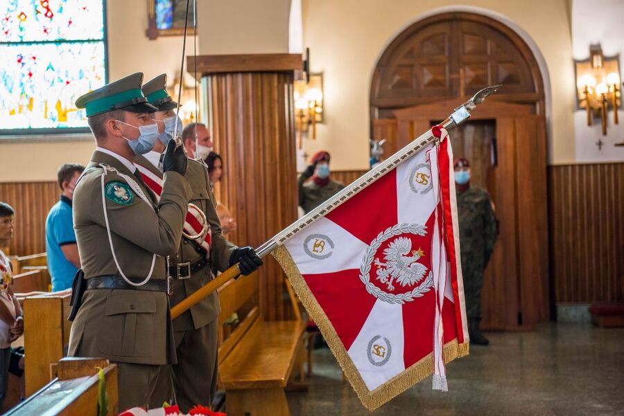 Odsłonięcie tablicy pamięci ofiar zbrodni katyńskiej – Skomielna Biała, 13 września 2020. Fot. Agnieszka Masłowska IPN