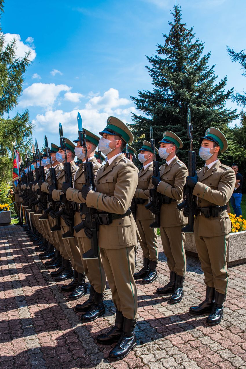 Odsłonięcie tablicy pamięci ofiar zbrodni katyńskiej – Skomielna Biała, 13 września 2020. Fot. Agnieszka Masłowska IPN