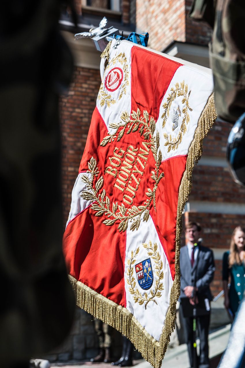 Odsłonięcie tablicy pamięci ofiar zbrodni katyńskiej – Skomielna Biała, 13 września 2020. Fot. Agnieszka Masłowska IPN