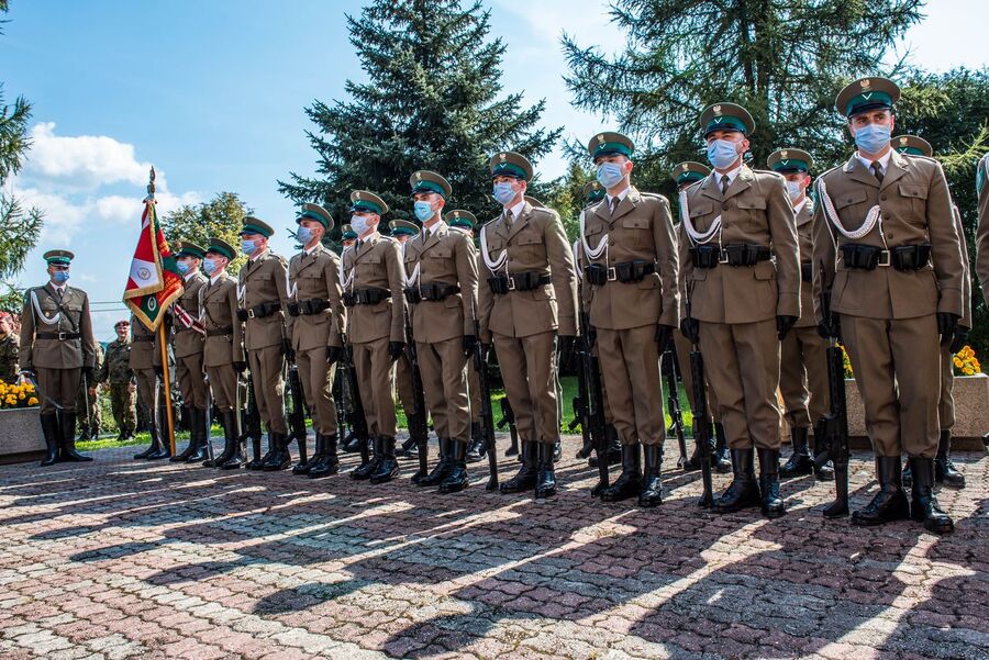 Odsłonięcie tablicy pamięci ofiar zbrodni katyńskiej – Skomielna Biała, 13 września 2020. Fot. Agnieszka Masłowska IPN