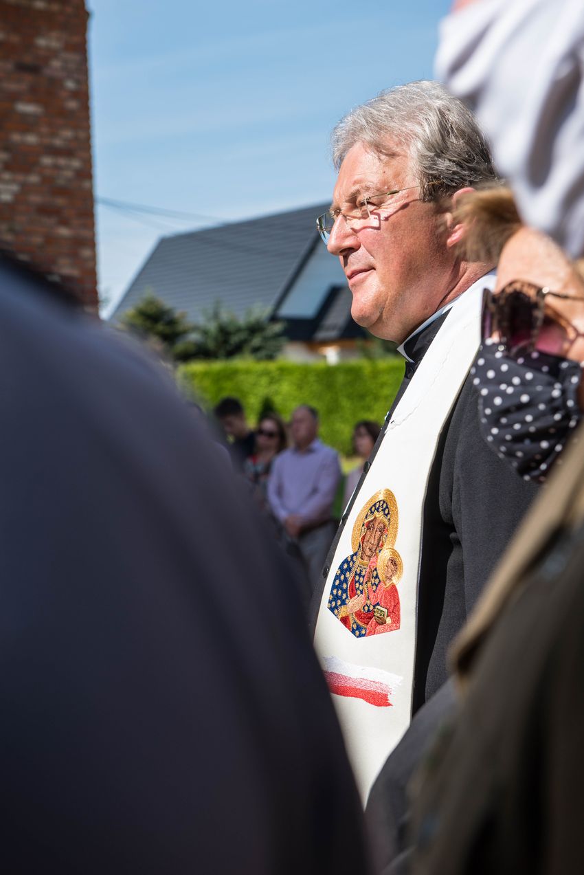 Odsłonięcie tablicy pamięci ofiar zbrodni katyńskiej – Skomielna Biała, 13 września 2020. Fot. Agnieszka Masłowska IPN