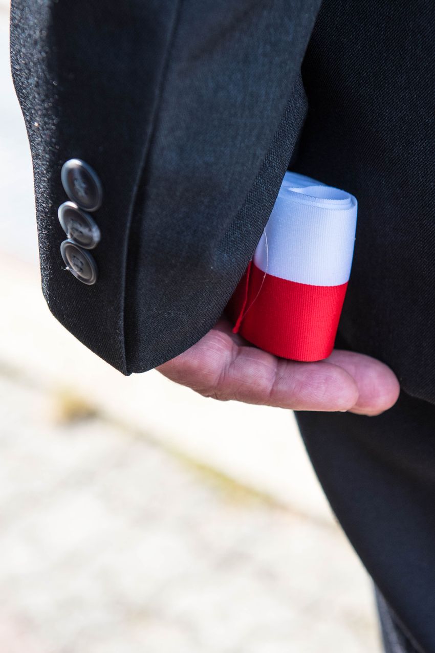 Odsłonięcie tablicy pamięci ofiar zbrodni katyńskiej – Skomielna Biała, 13 września 2020. Fot. Agnieszka Masłowska IPN