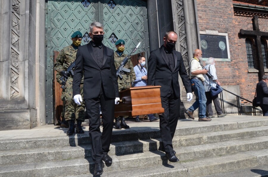 W Krakowie odbyły się uroczystości pogrzebowe Stanisława Szajny „Orła” - fot. Żaneta Wierzgacz
