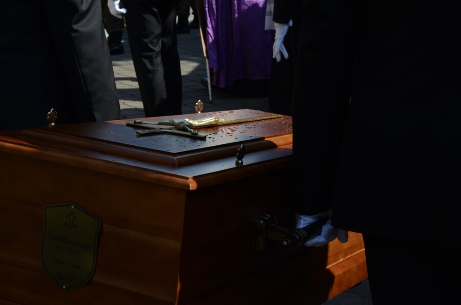 W Krakowie odbyły się uroczystości pogrzebowe Stanisława Szajny „Orła” - fot. Żaneta Wierzgacz