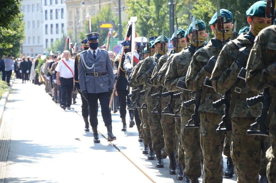 W Krakowie odbyły się uroczystości pogrzebowe Stanisława Szajny „Orła” - fot. Żaneta Wierzgacz