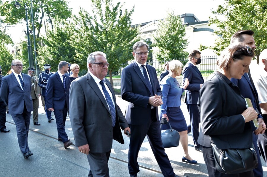 W Krakowie odbyły się uroczystości pogrzebowe Stanisława Szajny „Orła” - fot. Żaneta Wierzgacz