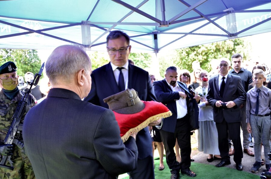 W Krakowie odbyły się uroczystości pogrzebowe Stanisława Szajny „Orła” - fot. Żaneta Wierzgacz