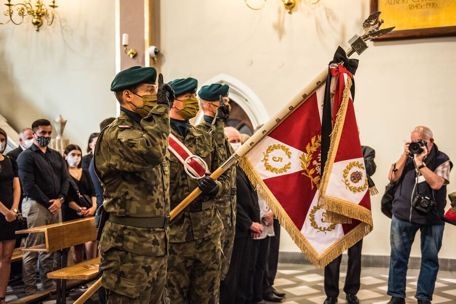 Uroczystości pogrzebowe Stanisława Szajny ps. „Orzeł” – 14 września 2020 r. Fot. Agnieszka Masłowska IPN