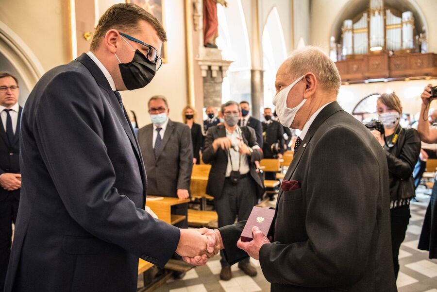 Uroczystości pogrzebowe Stanisława Szajny ps. „Orzeł” – 14 września 2020 r. Fot. Agnieszka Masłowska IPN