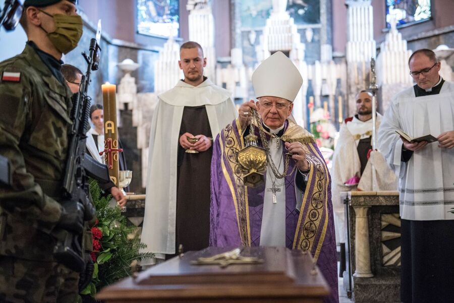 Uroczystości pogrzebowe Stanisława Szajny ps. „Orzeł” – 14 września 2020 r. Fot. Agnieszka Masłowska IPN