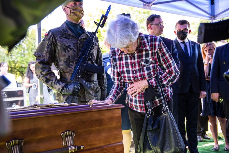 Uroczystości pogrzebowe Stanisława Szajny ps. „Orzeł” – 14 września 2020 r. Fot. Agnieszka Masłowska IPN